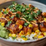 Street Corn Chicken Rice Bowl