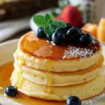 Extra Thick and Fluffy Japanese Style Pancakes