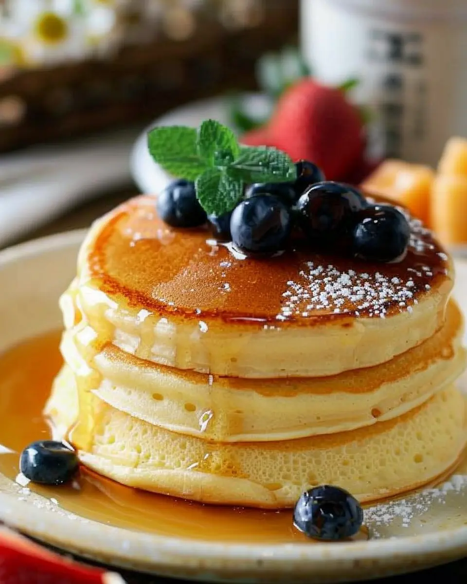 Extra Thick and Fluffy Japanese Style Pancakes for Ultimate Indulgence