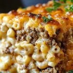 Mac and Cheese Meatloaf Casserole