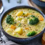 Broccoli Potato Cheese Soup Recipe