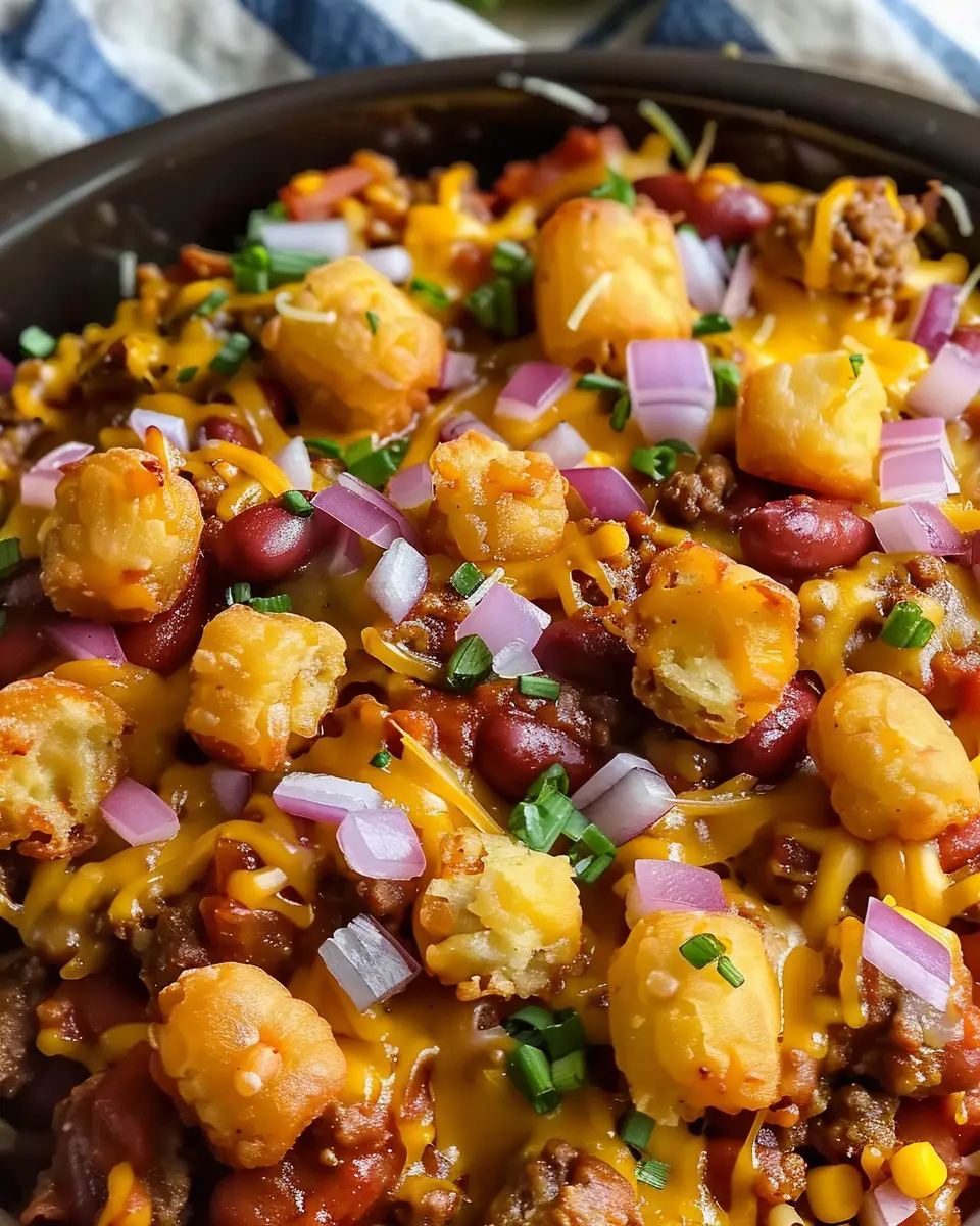 Best Crockpot Chili Dog Casserole