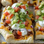 Easy Crescent Roll Taco Pizza for Quick Family Fun