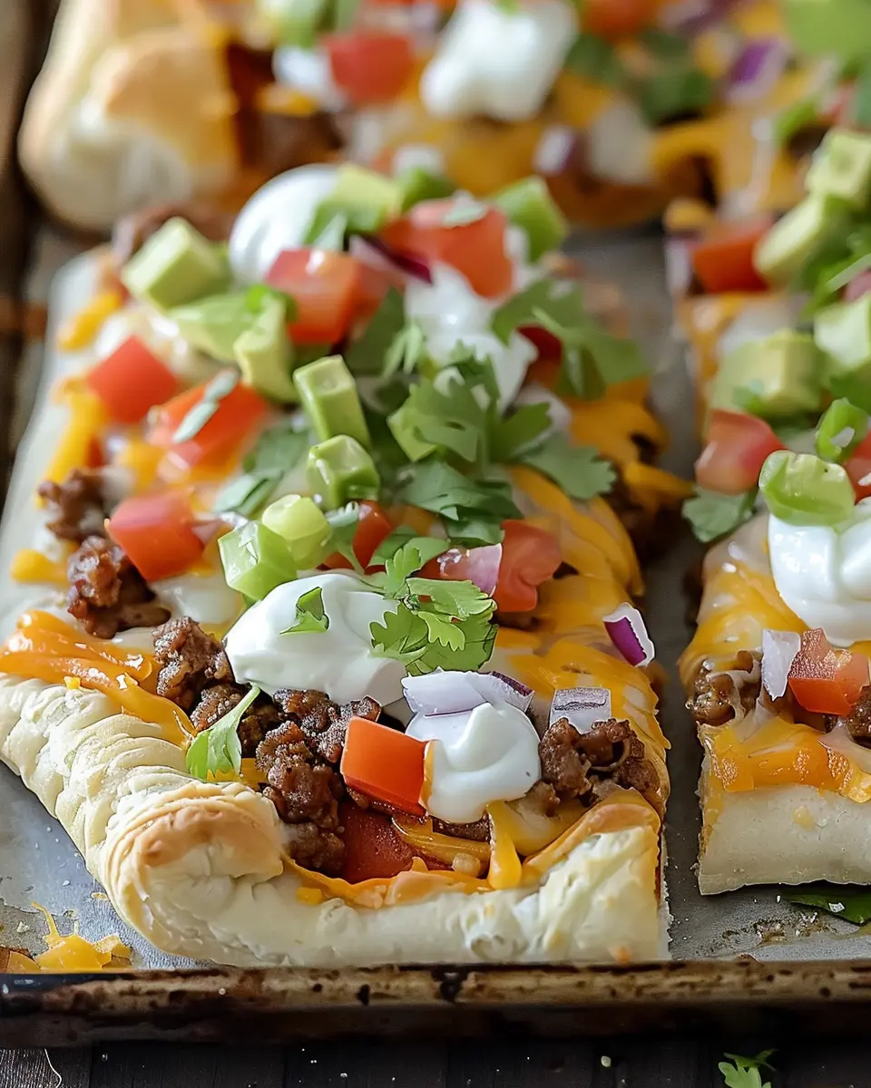 Easy Crescent Roll Taco Pizza: Quick &amp; Fun Family Meal Delight
