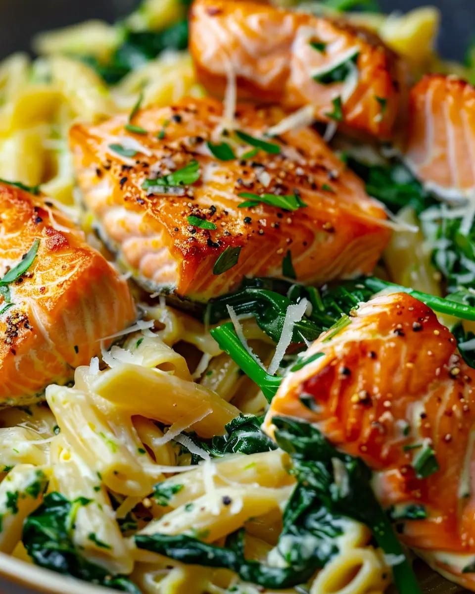 Salmon Spinach Pasta Dish: A Delicious and Nutritious Recipe to Try