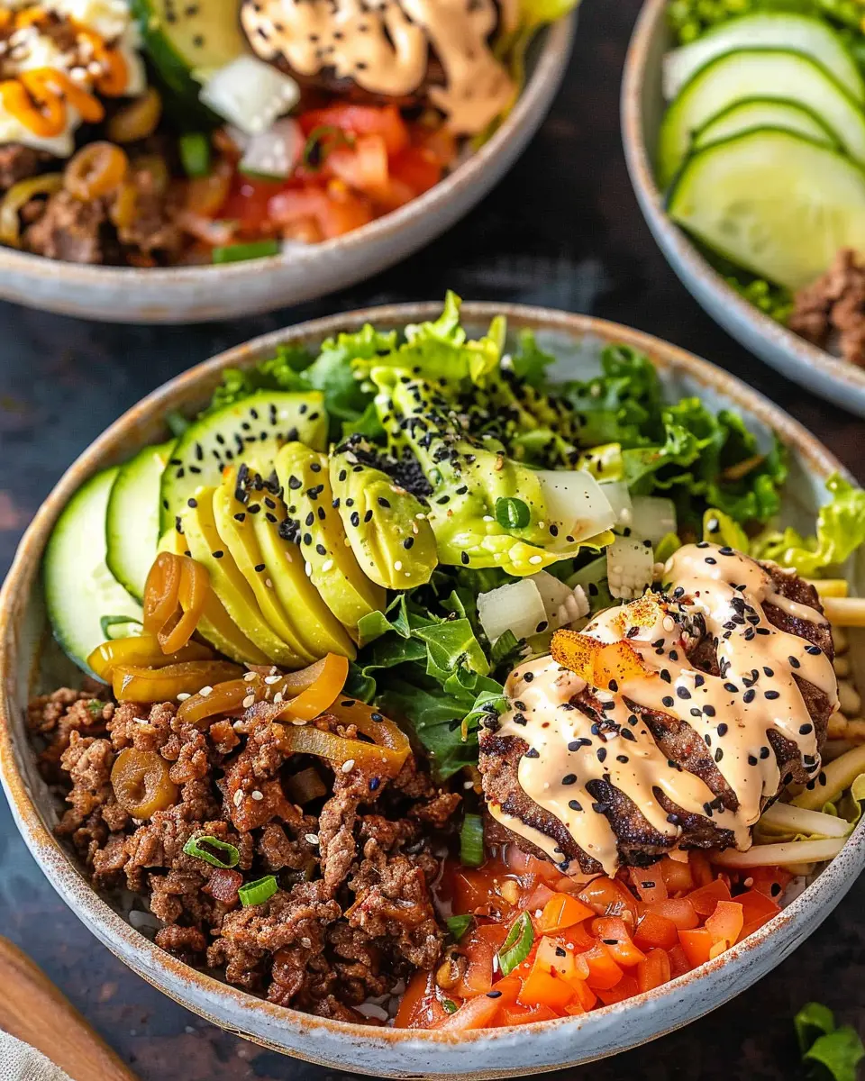 Burger Bowls: Easy and Indulgent Recipes for Comfort Food Lovers