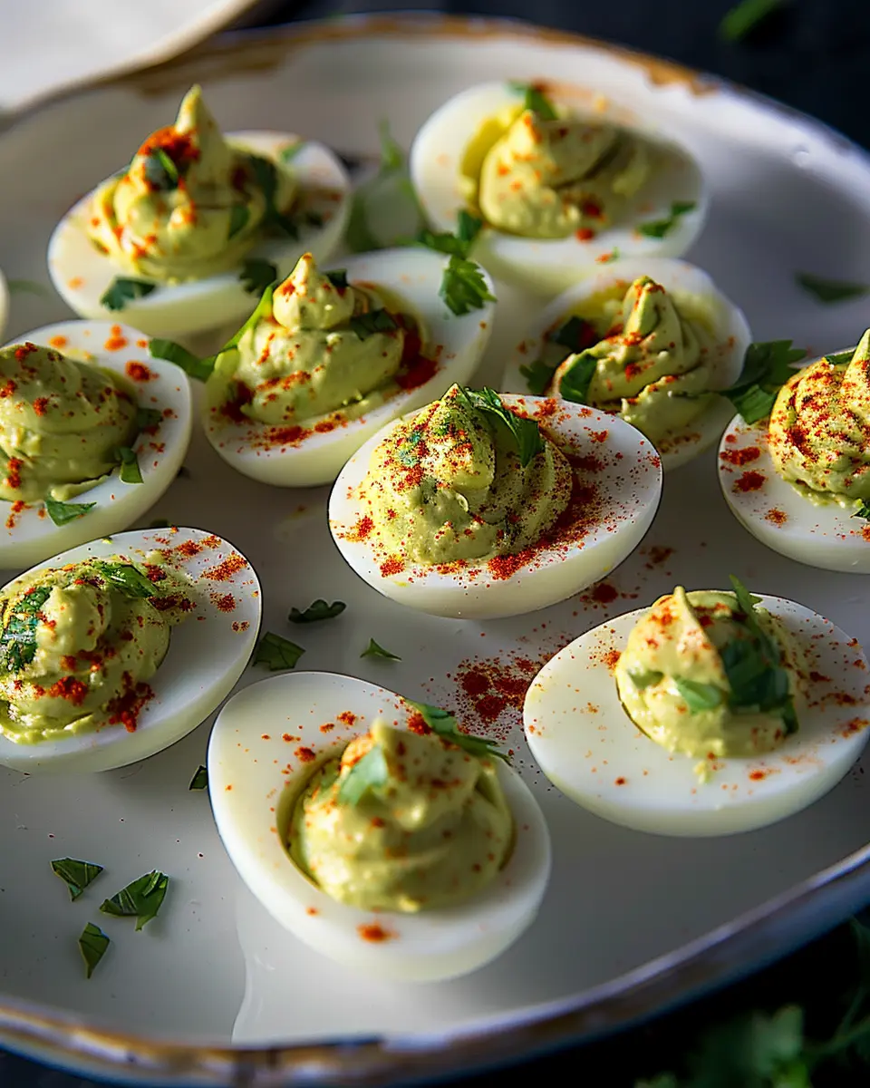 Avocado Deviled Eggs: Easy Recipe with Turkey Bacon Twist