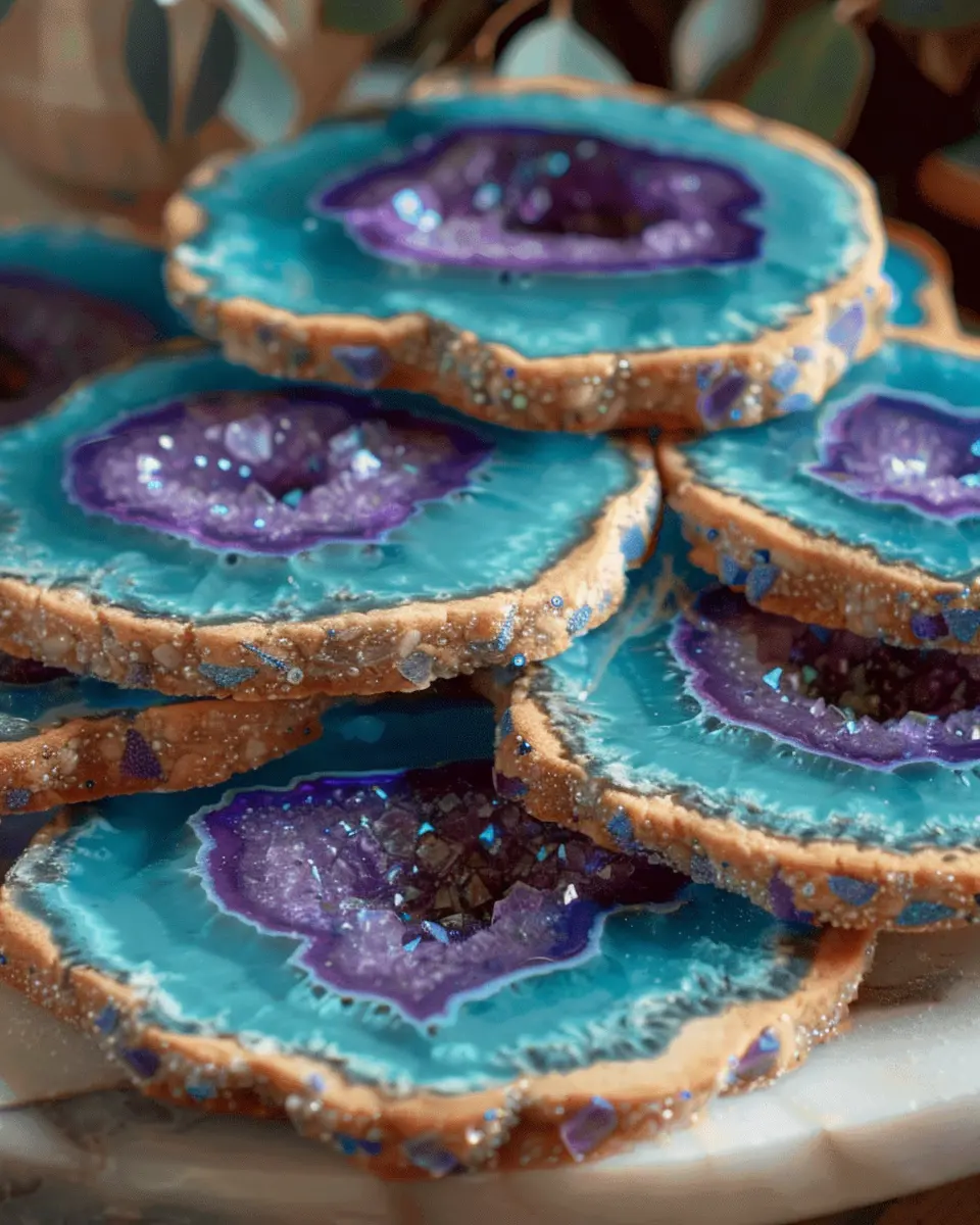 Geode Cookies: Easy Recipe for Stunning Edible Gems