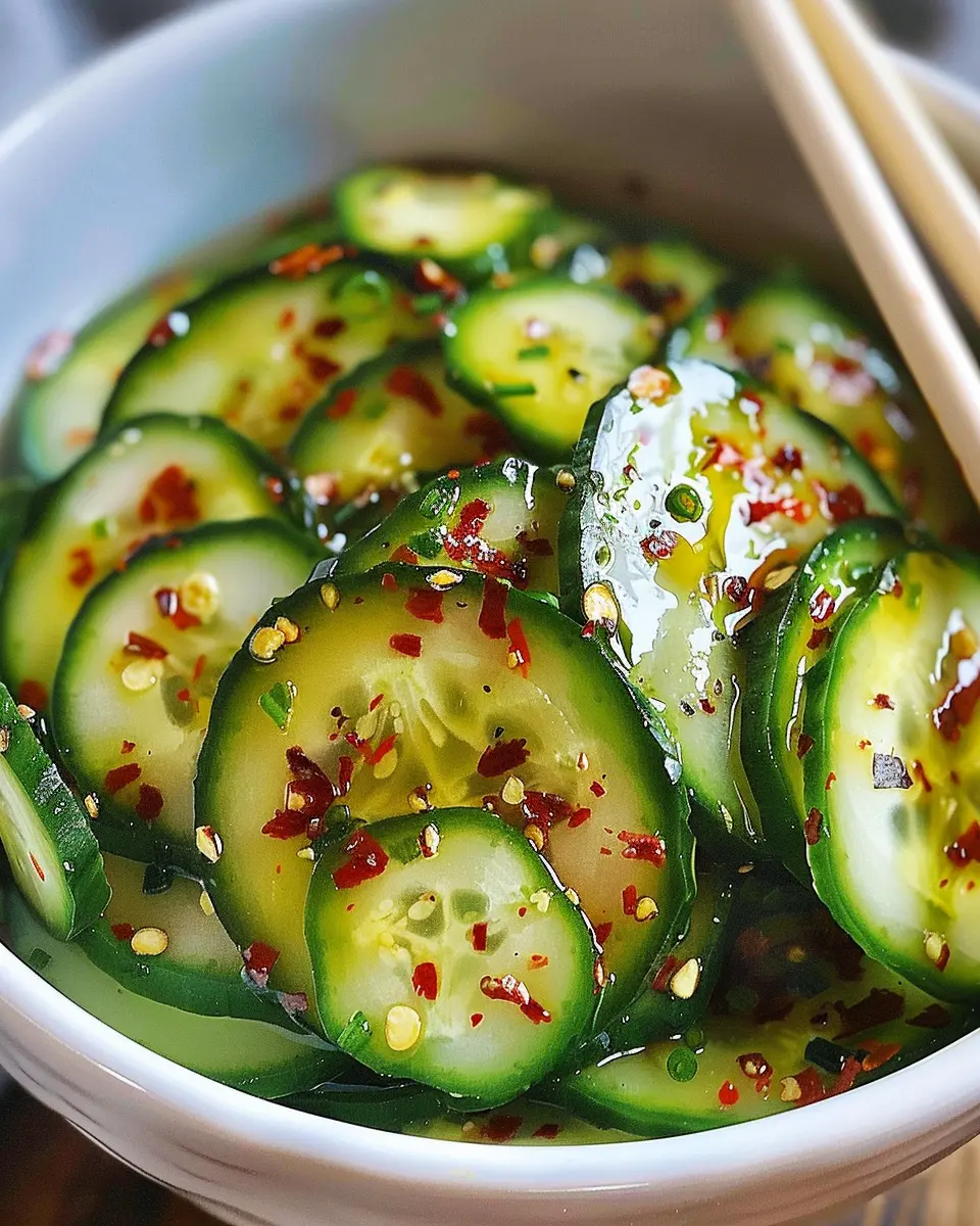 Easy Asian Cucumber Salad: Refreshing Twist with Turkey Bacon