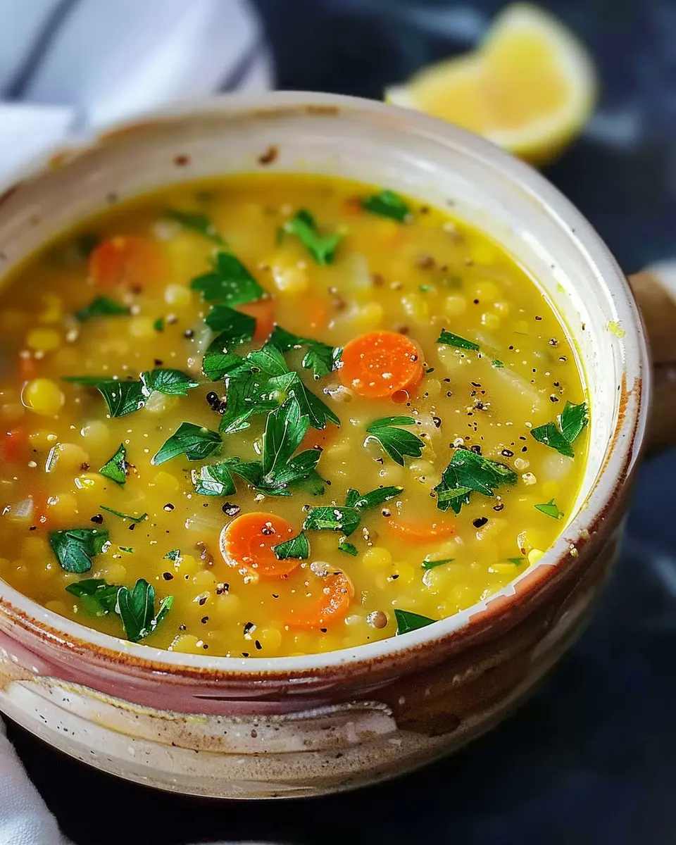 Zesty Nourishment in a Bowl: Best Lemon Lentil Soup Recipe