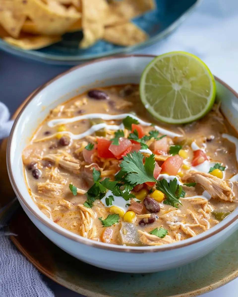 White Chicken Chili Recipe with Cream Cheese: A Cozy Delight