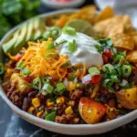 Loaded Potato Taco Bowl
