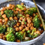 Garlic Broccoli Stir Fry With Chickpeas | Flavorful Recipe