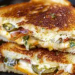 Roasted Jalapeño Popper Grilled Cheese