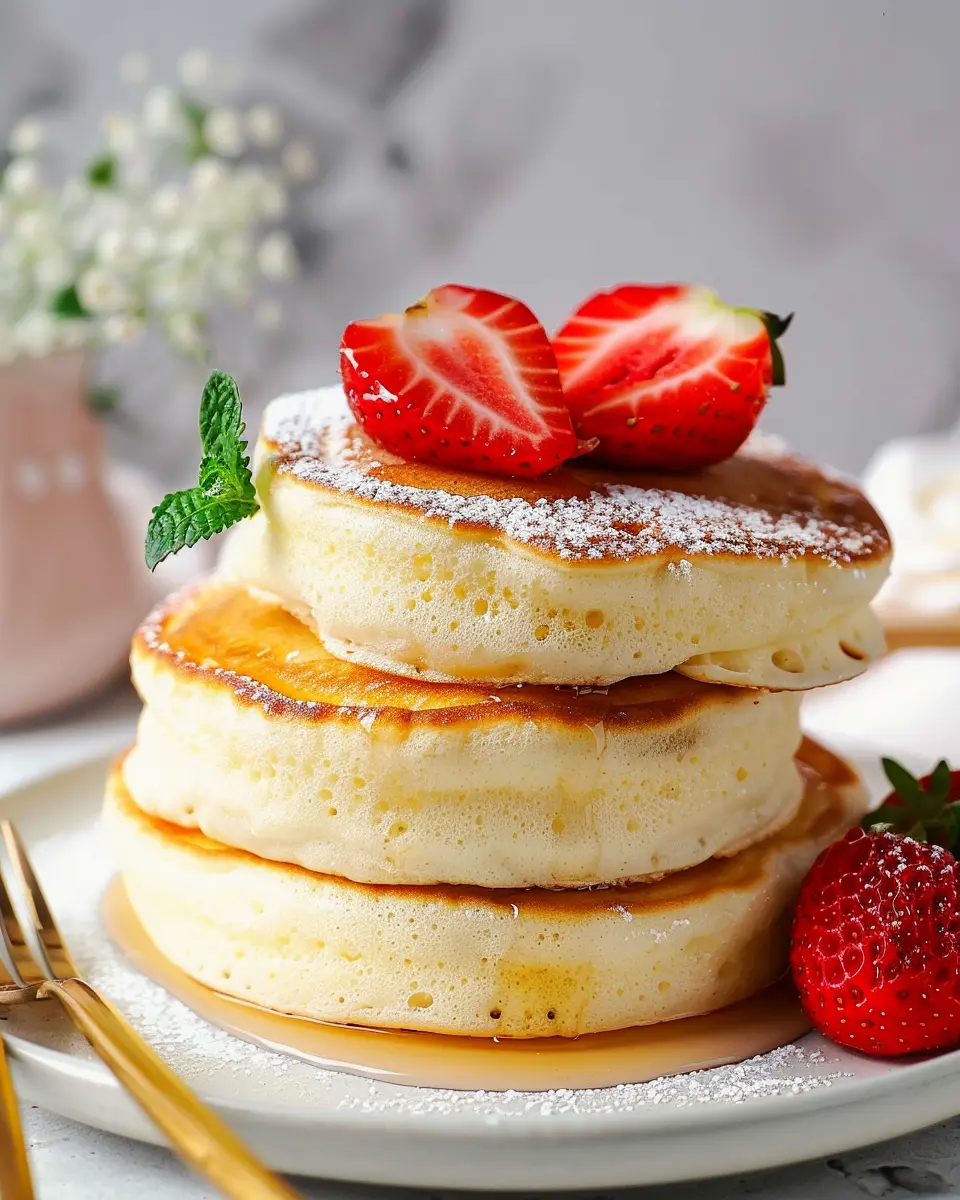 Fluffy Japanese Soufflé Pancakes: Indulgent Treat for Everyone