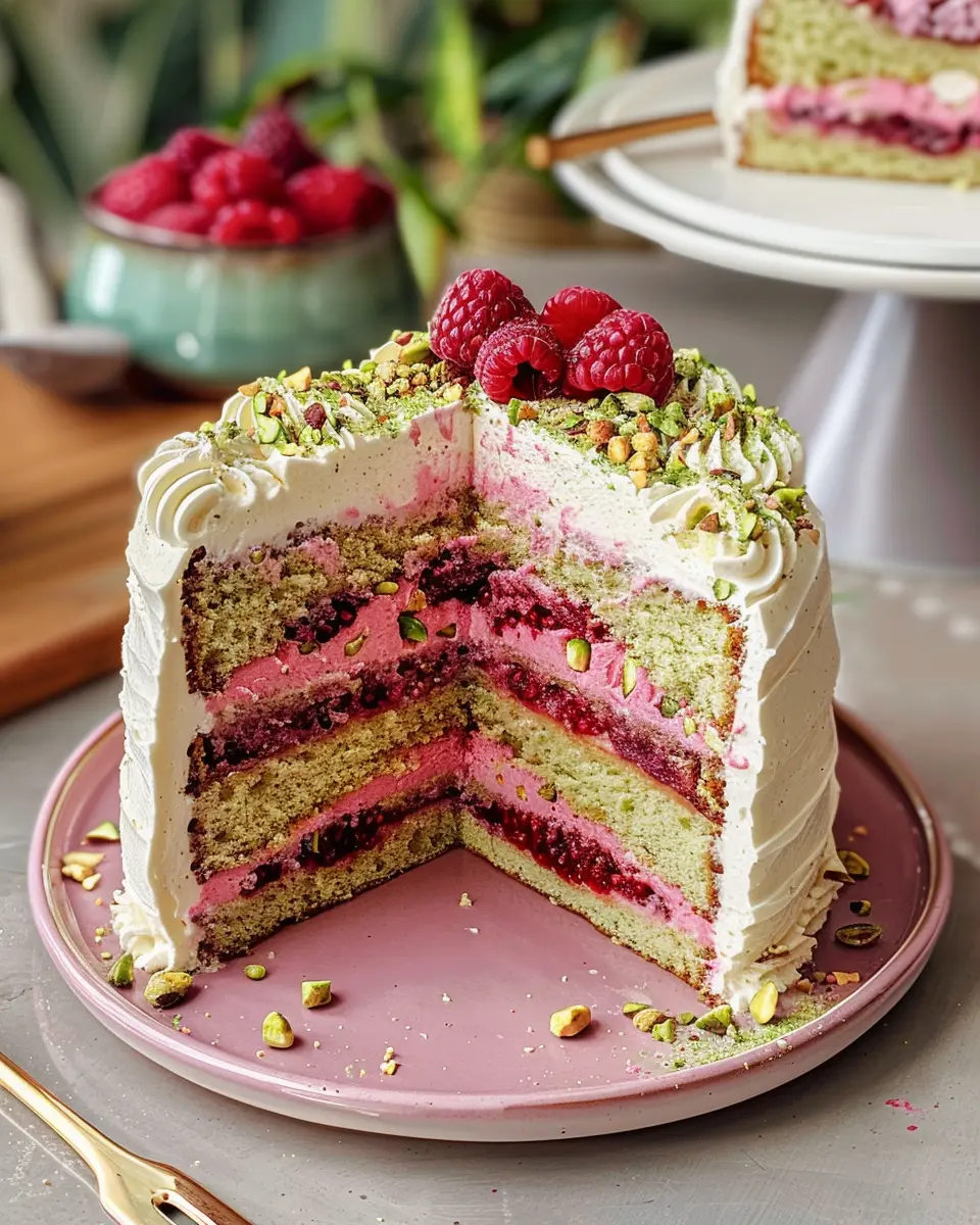 Raspberry Pistachio Cake: A Delightful Homemade Treat