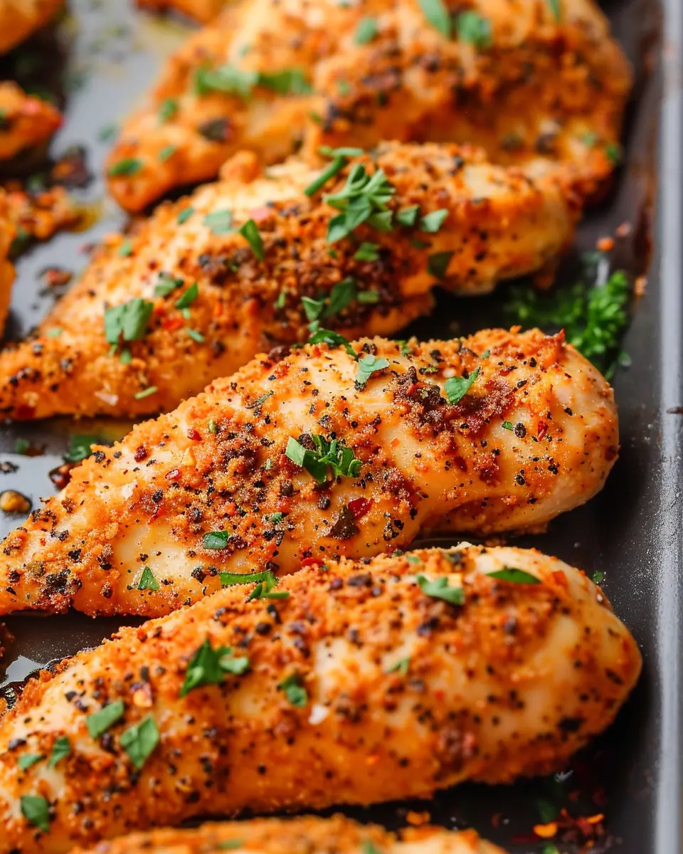 Oven Baked Chicken Tenders Made Juicy and Easy at Home