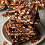Dark Chocolate and Sea Salt Nut Bars