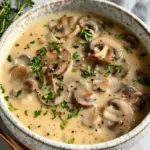 Vegan Cream of Mushroom Soup