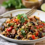Hearty Black Beans and Rice with Sausage