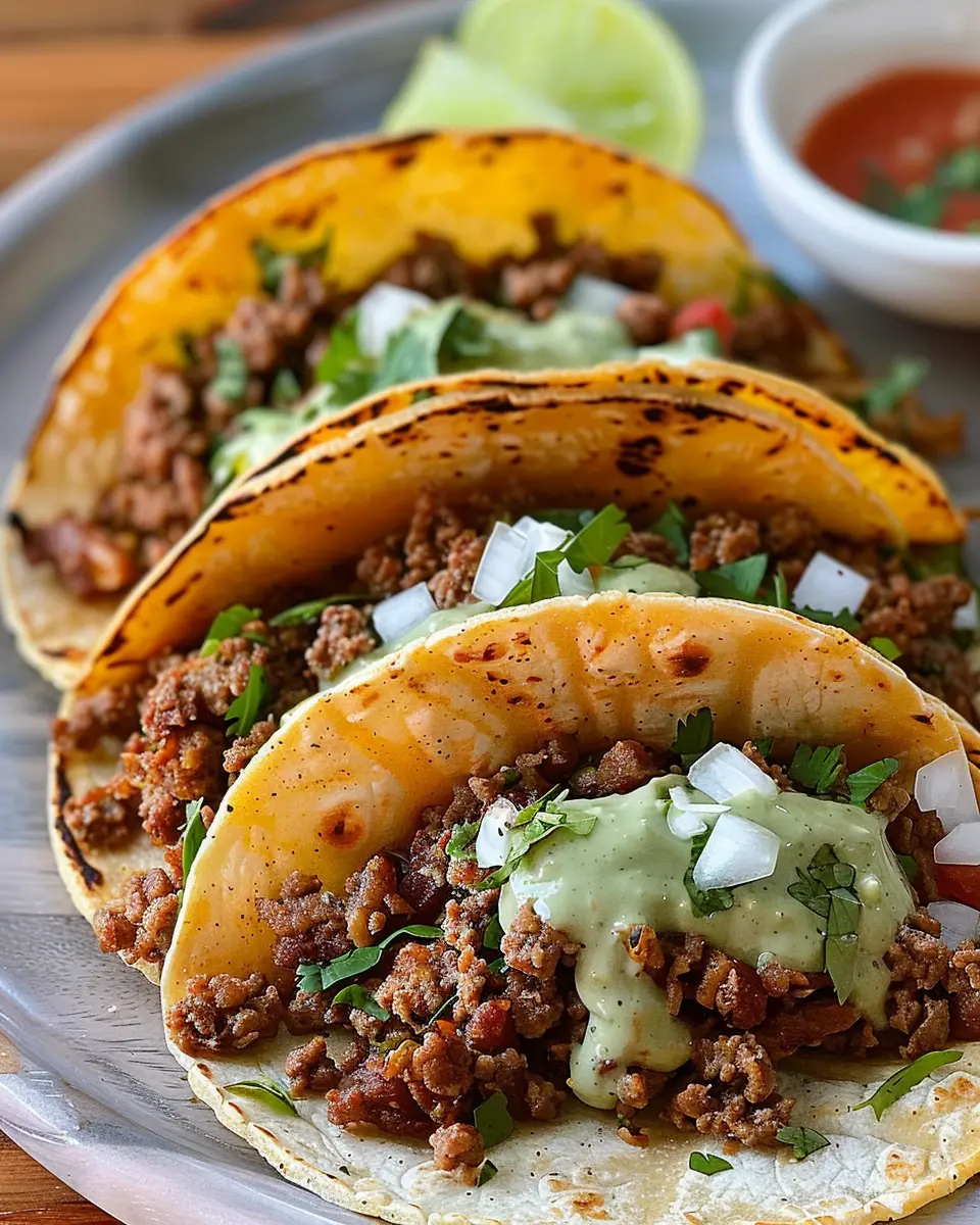 Crispy Ground Beef Tacos
