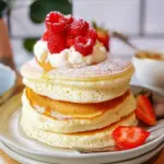 Fluffy Japanese Soufflé Pancakes