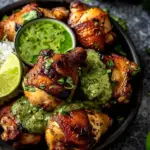 Peruvian Chicken with Green Sauce (Aji Verde)