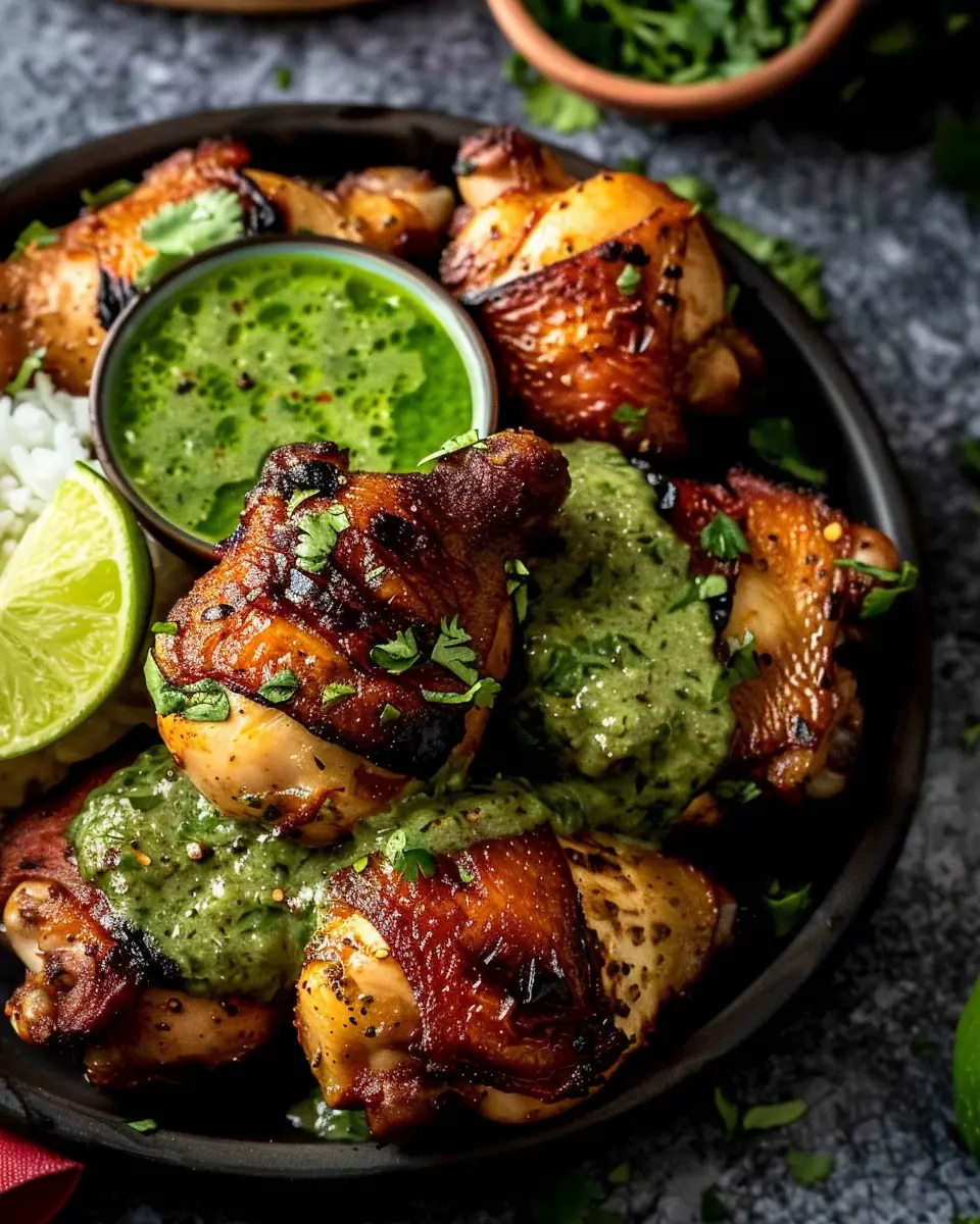 Peruvian Chicken with Green Sauce: Easy Recipe for Flavorful Meals