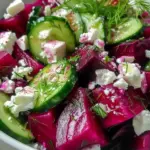 Beet Salad with Feta, Cucumbers, and Dill