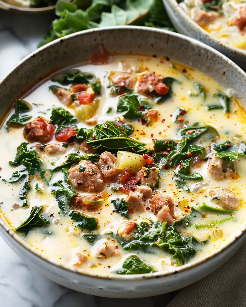 Easy Zuppa Toscana: A Healthy Twist with Turkey Bacon and Chicken Ham