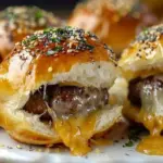 Garlic Parmesan Cheeseburger Bombs Recipe
