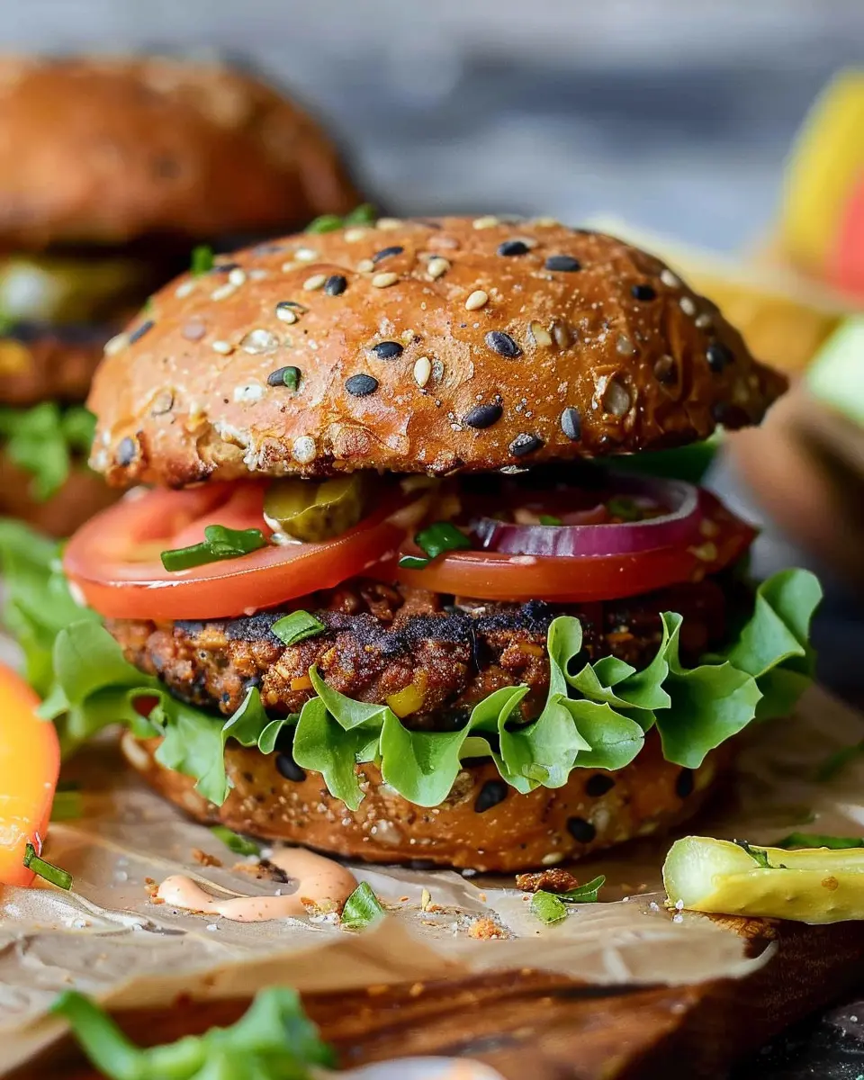 Vegan Black Bean Burger | Easy Veggie Burgers