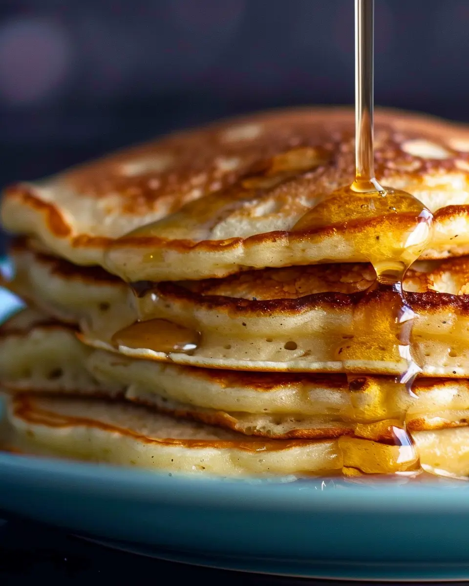 The Best Pancake Recipe with Turkey Bacon and Fresh Berries