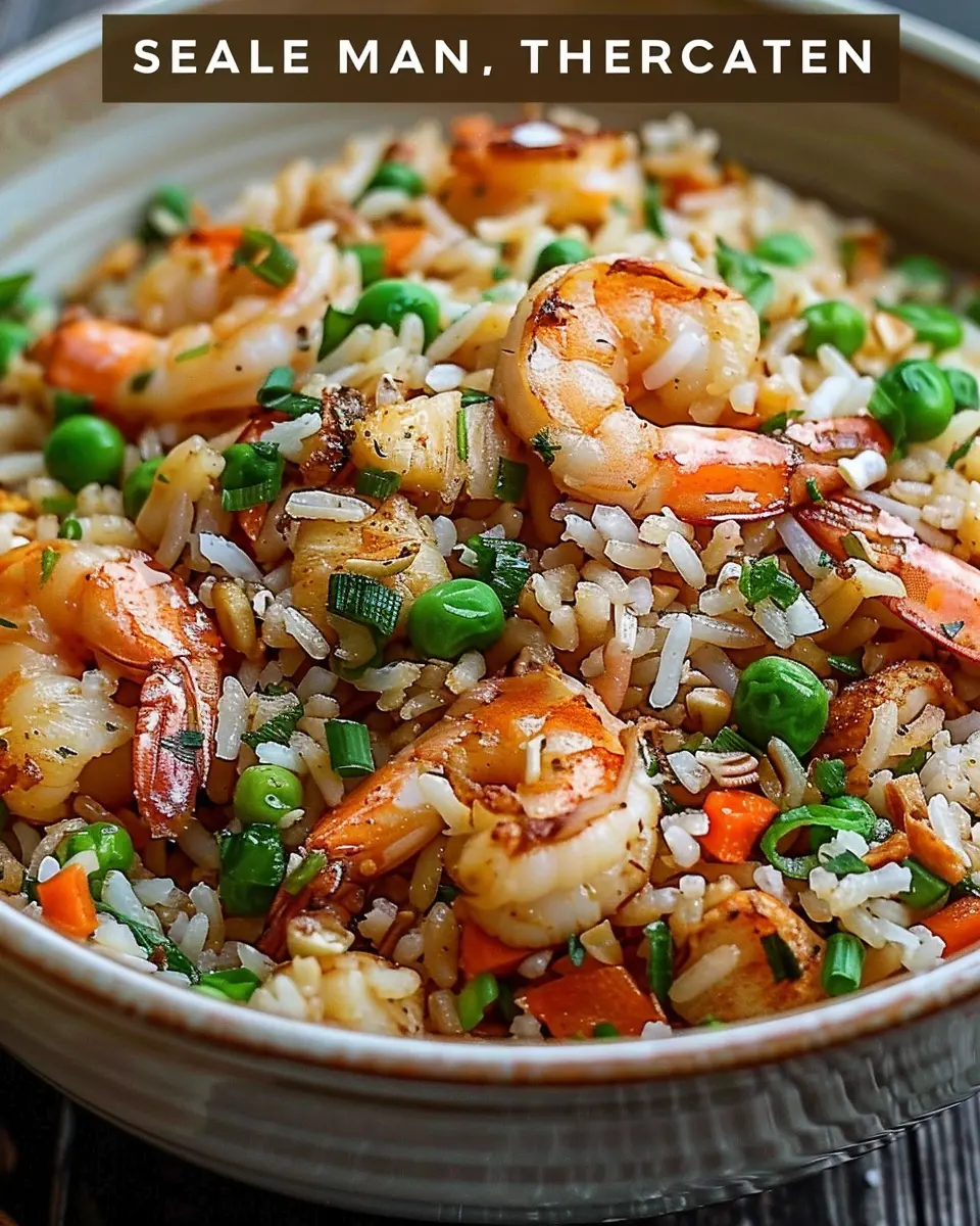 Seafood Fried Rice – A Savory Mix of Shrimp, Crab & Veggies