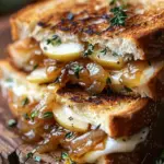 Pear & Apple Grilled Cheese With Caramelized Onions: A Quick Delight