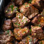 Air Fryer Garlic Butter Steak Bites