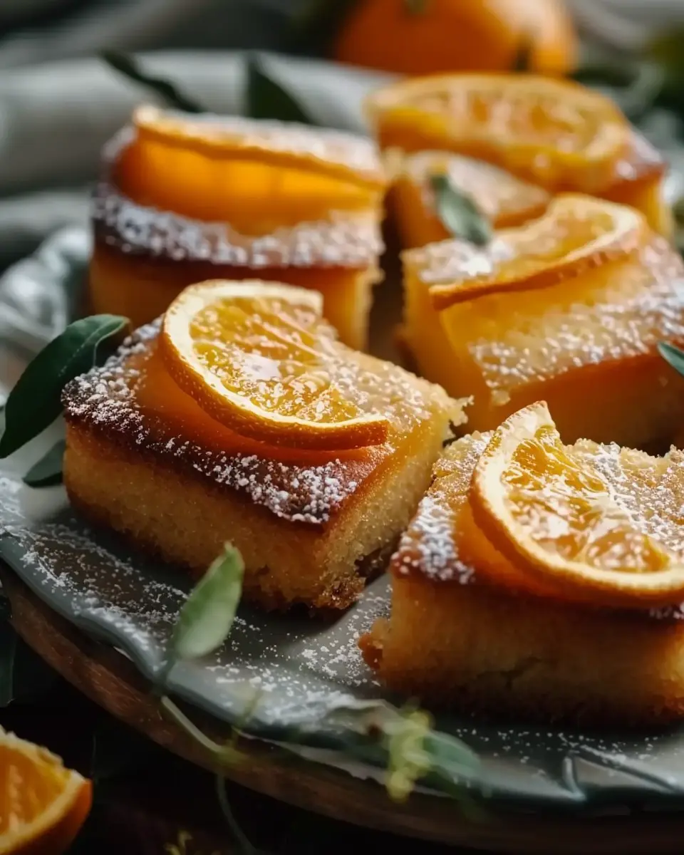Orange Ginger Honey Cakes