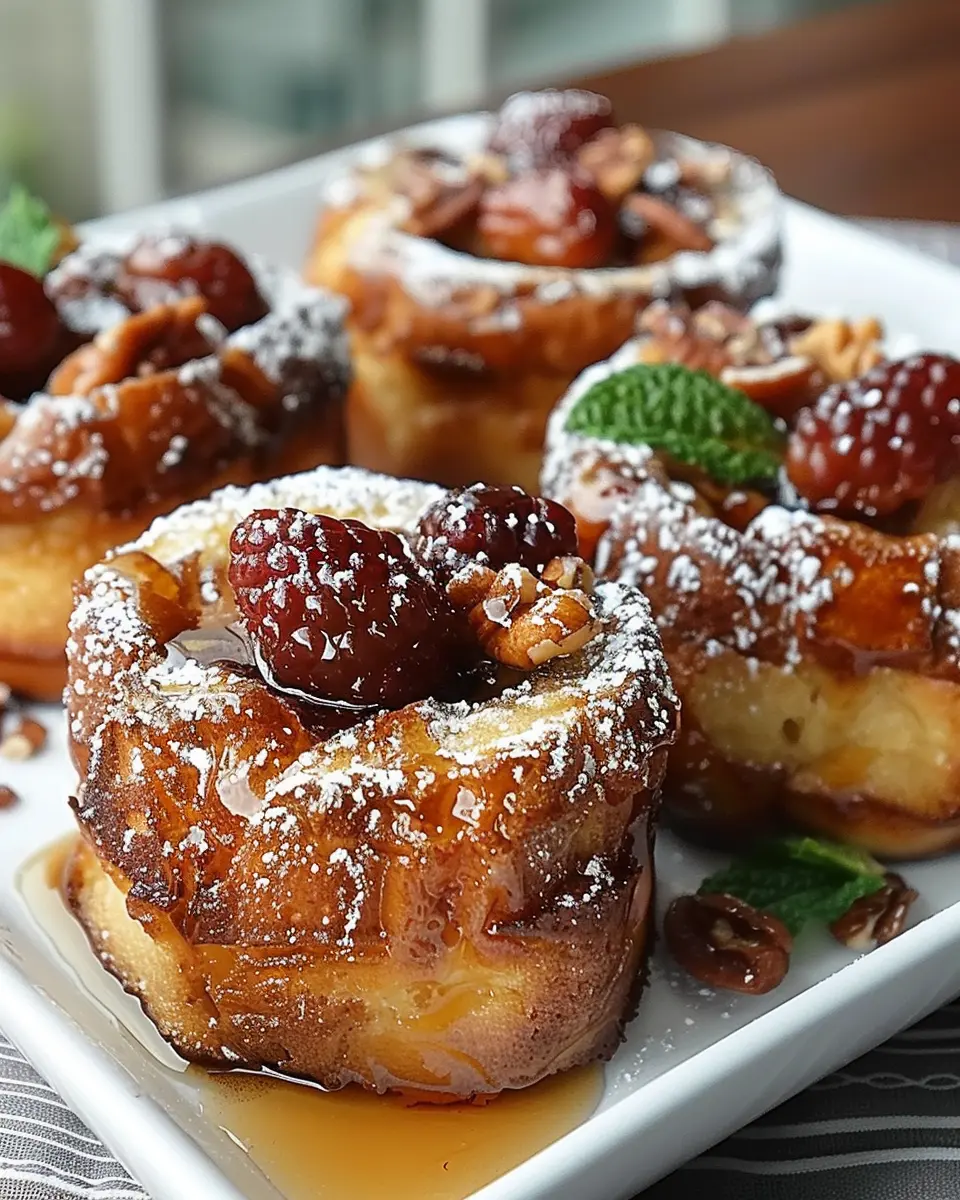 Baked French Toast Muffin Tins Recipe: Easy Breakfast Delight with Turkey Bacon