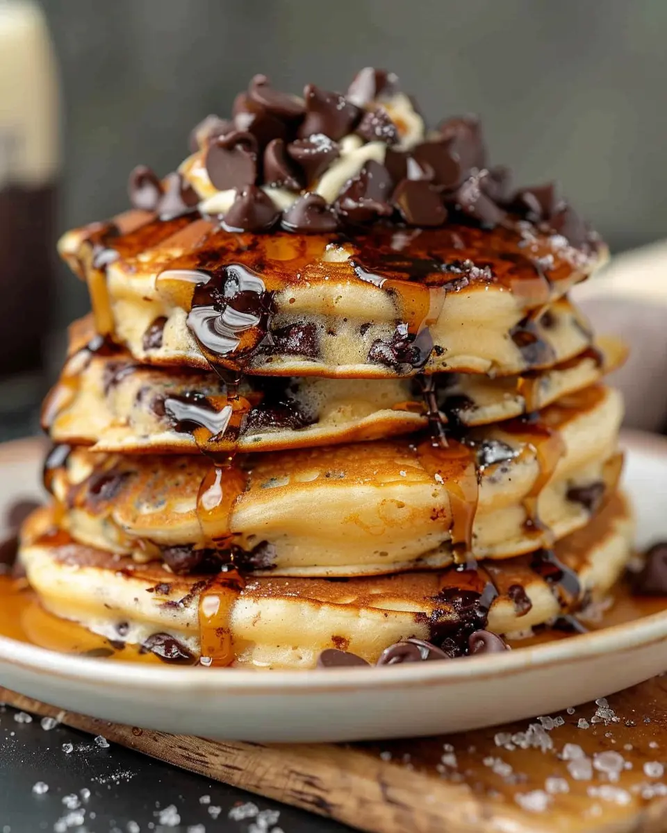 Chocolate Chip Pancakes: The Best Easy Recipe with Turkey Bacon