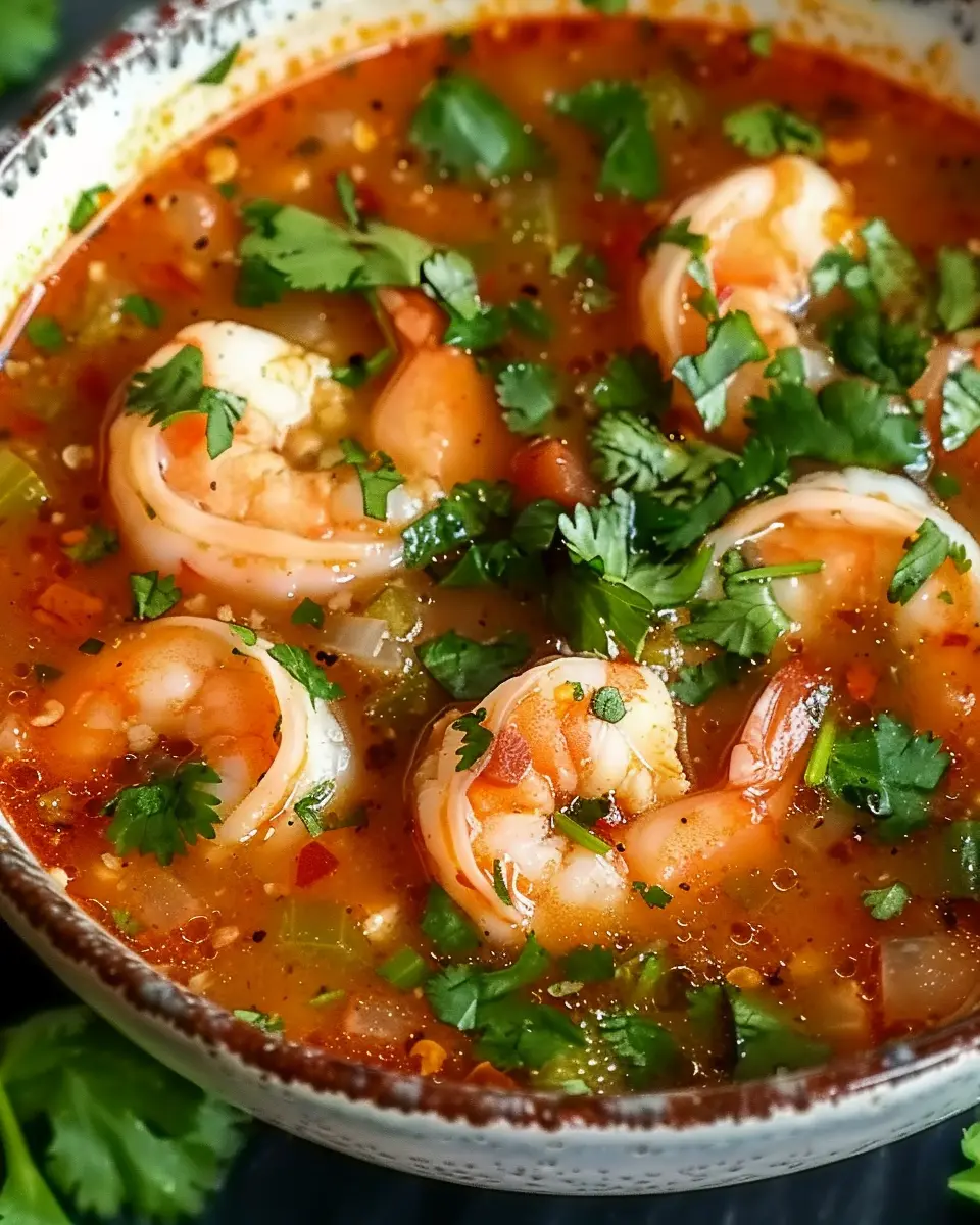 Quick and Spicy Shrimp Soup: A Flavorful Weeknight Delight