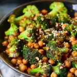Garlic Broccoli Stir Fry With Chickpeas | Flavorful Recipe