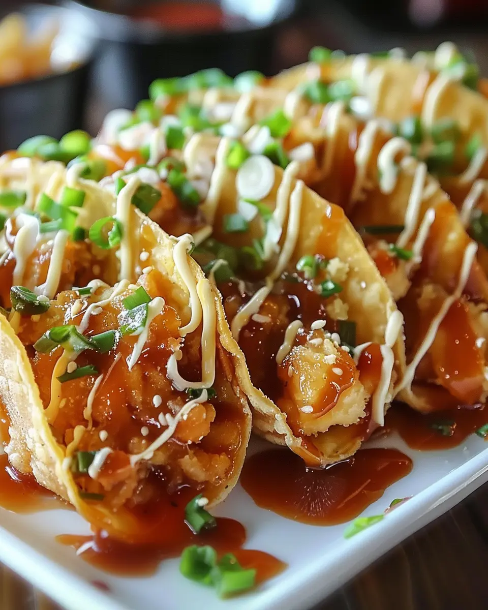 Applebee’s Chicken Wonton Tacos
