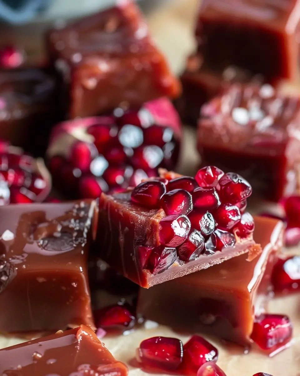 Pomegranate Caramels
